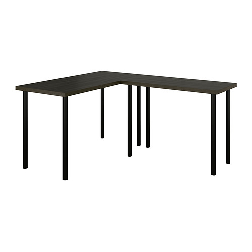 LAGKAPTEN / LINNMON, escritorio en forma de L. 3 de 3 open dialog