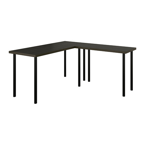 LAGKAPTEN / LINNMON, escritorio en forma de L. 3 de 3 open dialog