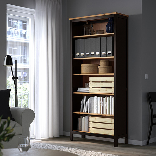 HEMNES, librero 2 de 3 open dialog
