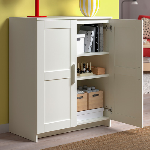 BRIMNES, cabinet with doors. 3 of 5 open dialog