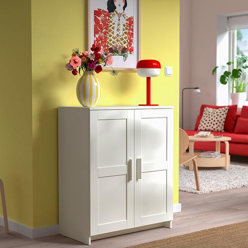 BRIMNES, cabinet with doors. 2 of 5 open dialog