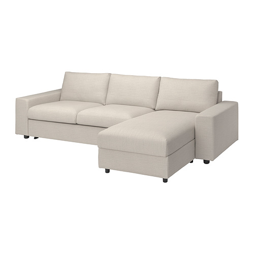 VIMLE, 3-seat sofa bed with chaiselon and wide armrestsgue. 1 of 14 open dialog