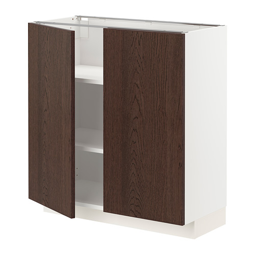 METOD, base cabinet with shelves/2 doors. 1 of 2 open dialog