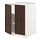 Select colour variation: white/Sinarp brown