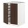 Select colour variation: white/Sinarp brown