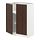 Select colour variation: white/Sinarp brown
