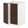 Select colour variation: white/Sinarp brown