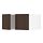 Select colour variation: white/Sinarp brown