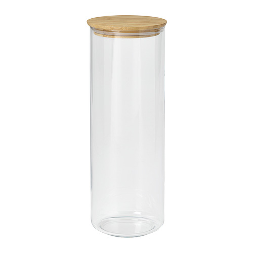 EKLATANT jar with lid
