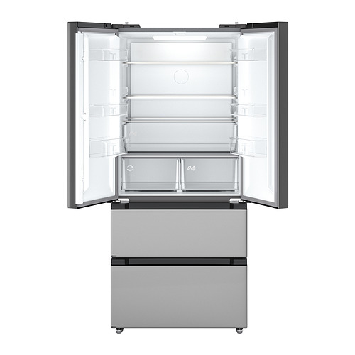 RIBBENÅS, French door fridge/freezer. 2 of 12 open dialog