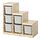 Select colour variation: light white stained pine/gray