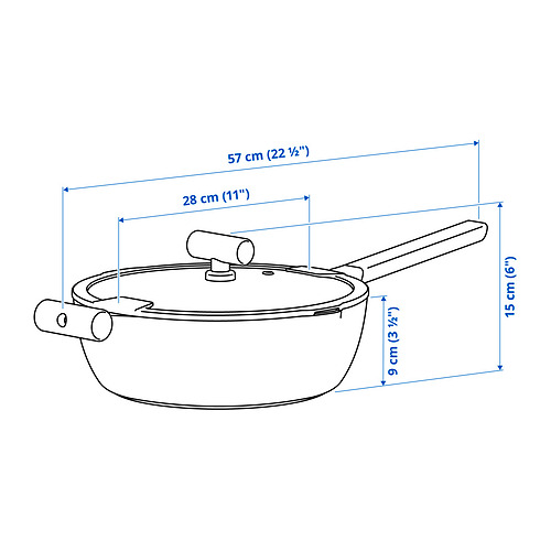 KLIPPFISK, sauté pan with lid 8 of 8 open dialog