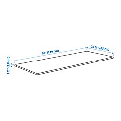 Measurement Illustration - SÄLJAN countertop