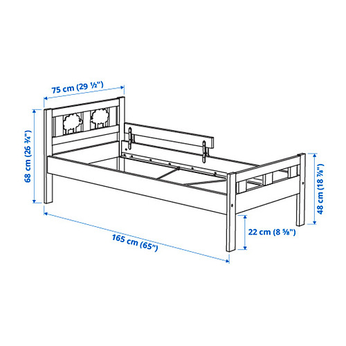 KRITTER, bed frame 3 of 3 open dialog