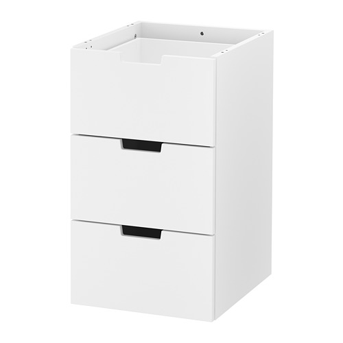 NORDLI, modular 3-drawer chest. 1 of 2 open dialog