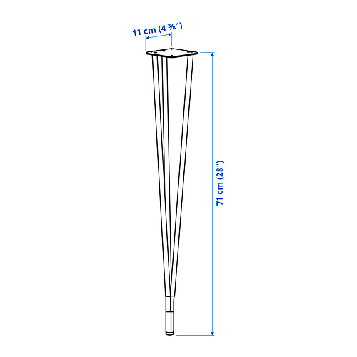 SKÅLSTA, table leg. 5 of 5 open dialog