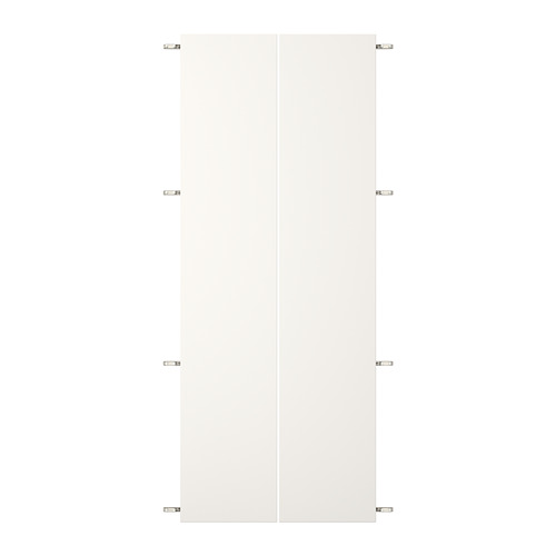 Mueble moderno blanco de 4 puertas con bisagras de acero