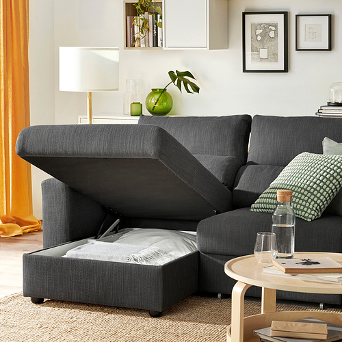 ESKILSTUNA, 3-seat sofa with chaiselongue. 4 of 8 open dialog