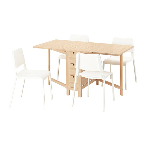 NORDEN / TEODORES, Gateleg table and 4 chairs 10 of 11 open dialog
