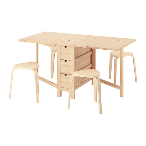 NORDEN / KYRRE, Gateleg table and 4 stools 1 of 10 open dialog