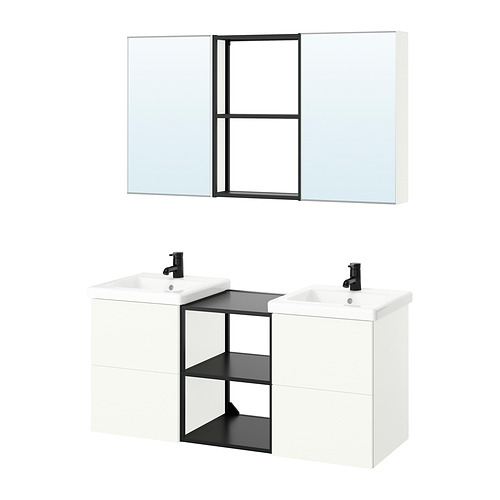 ENHET, Bathroom furniture set with SALJEN tap,. 1 of 5 open dialog