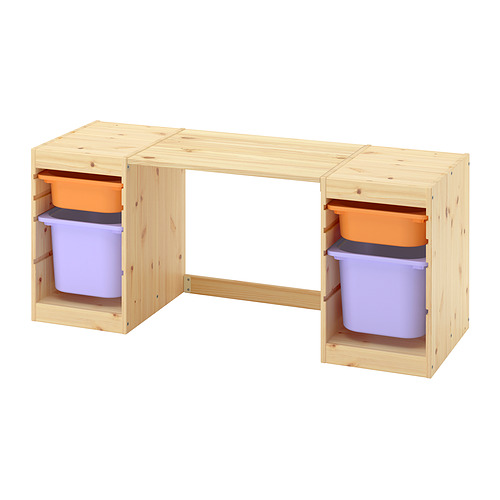 TROFAST, desk with storage boxes. 1 of 7 open dialog