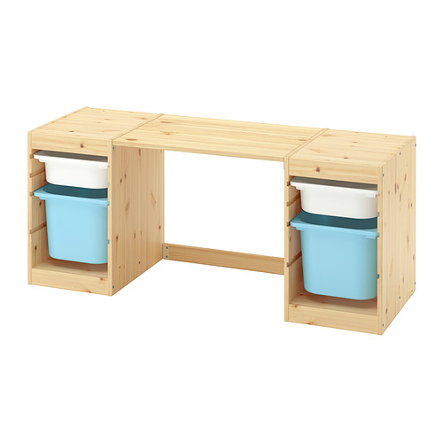TROFAST, desk with storage boxes. 1 of 7 open dialog