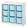 Select colour variation: room divider/white light blue