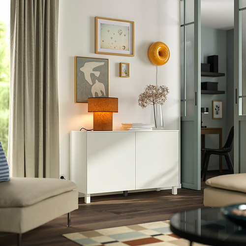 BESTÅ, storage combination with doors. 2 of 3 open dialog