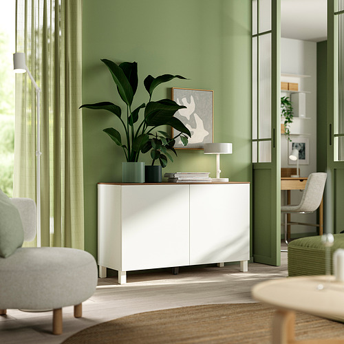 BESTÅ, storage combination with doors. 2 of 3 open dialog