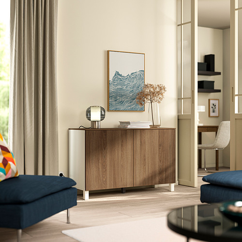 BESTÅ, combinación almacenamiento+puertas. 2 de 3 open dialog