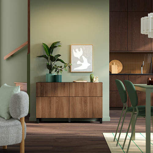 BESTÅ, storage combination w doors/drawers. 4 of 4 open dialog