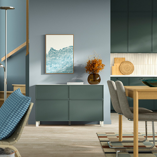 BESTÅ, storage combination w doors/drawers. 4 of 4 open dialog