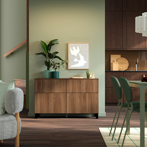 BESTÅ, storage combination w doors/drawers. 4 of 4 open dialog