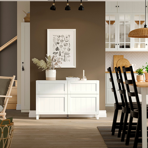 BESTÅ, comb almacenamiento+puertas/cajones. 4 de 4 open dialog