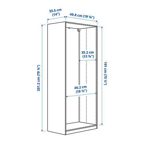 PAX, wardrobe frame. 5 of 5 open dialog