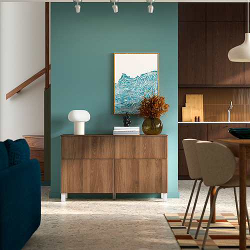 BESTÅ, comb almacenamiento+puertas/cajones. 4 de 4 open dialog