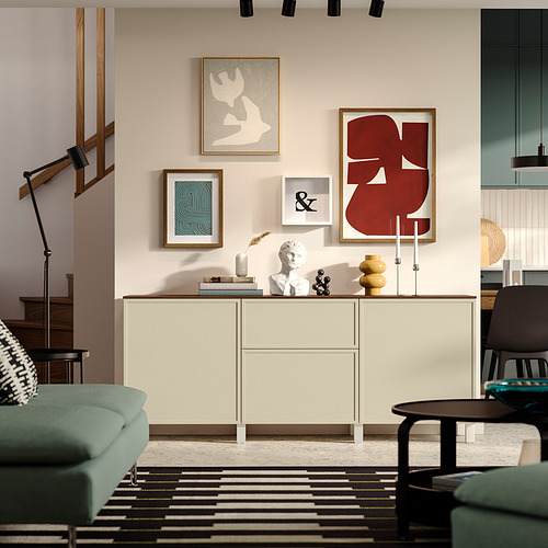 BESTÅ, storage combination with drawer runner, push-open. 3 of 4 open dialog