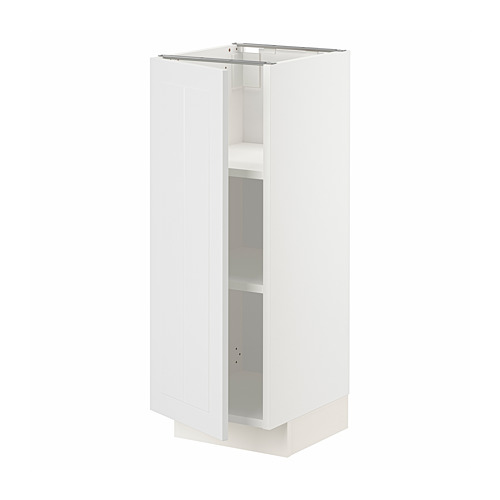 Mueble de cocina METOD blanco con estantes, diseño moderno.