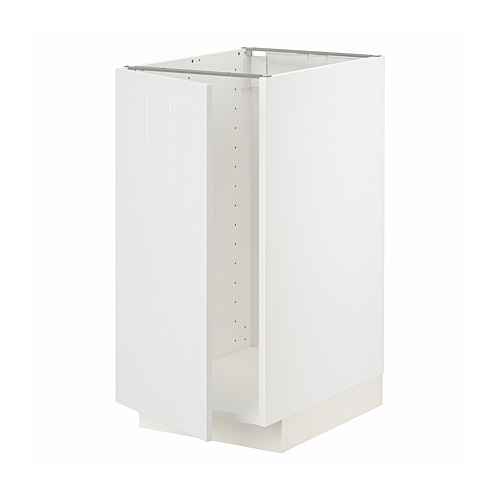Mueble de cocina METOD blanco, rectangular, de diseño moderno con acabado elegante.