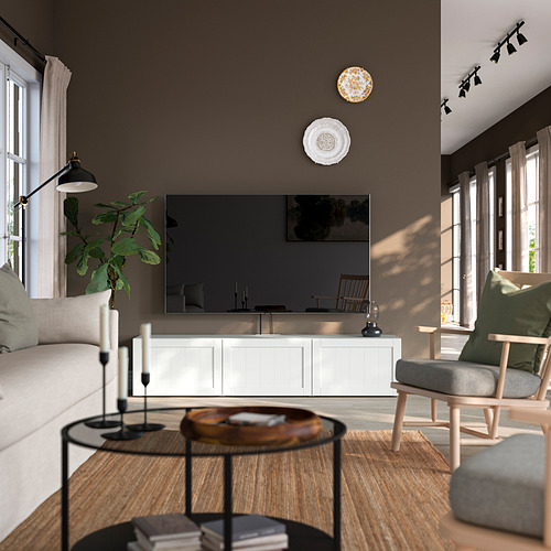 BESTÅ, mueble para TV+puertas. 3 de 7 open dialog