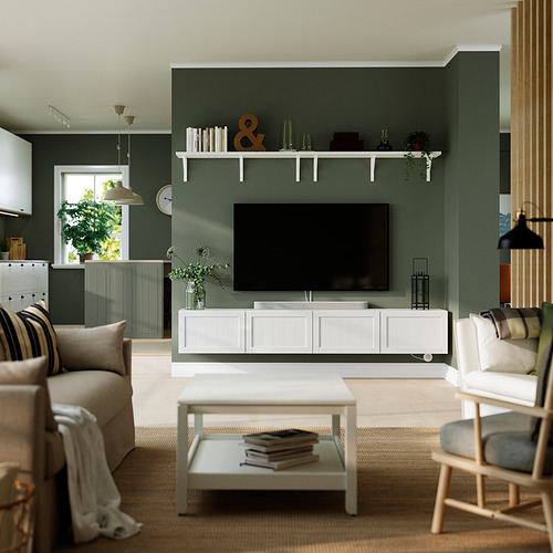 BESTÅ, mueble para TV+puertas. 2 de 5 open dialog