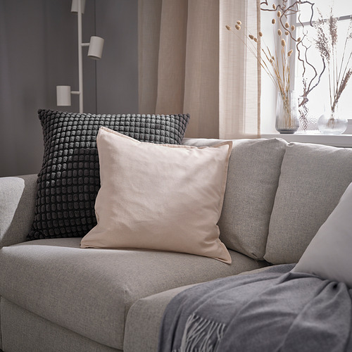 SVARTPOPPEL, cushion cover. 2 of 4 open dialog