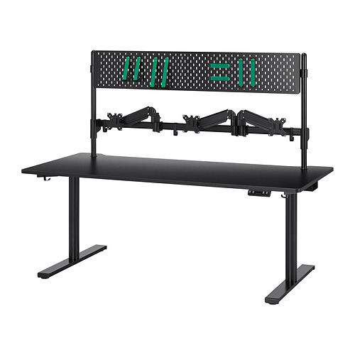 MÅLOMRÅDE, gaming desk sit/stand. 2 of 12 open dialog