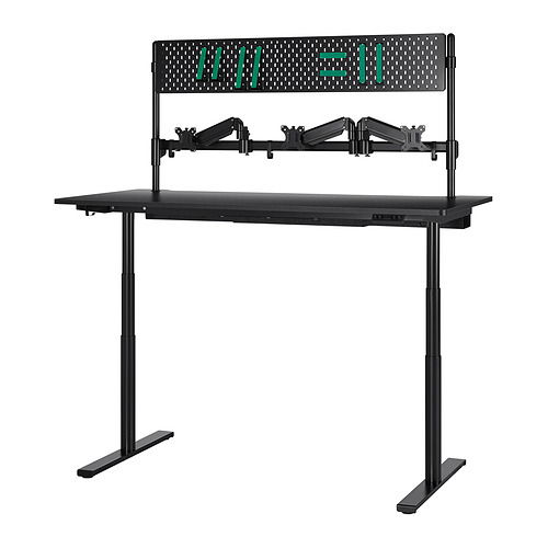 MÅLOMRÅDE, gaming desk sit/stand. 1 of 12 open dialog