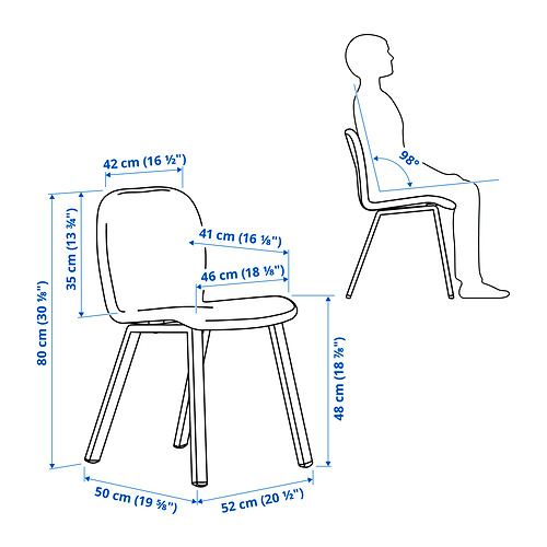 SKÅLSTA, dining table and 4 chairs. 6 of 6 open dialog