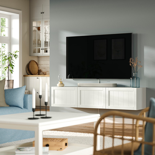 BESTÅ, mueble para TV+puertas. 2 de 7 open dialog