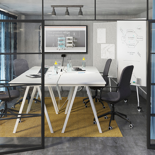 LÅNGFJÄLL, silla de trabajo con reposabrazos 4 de 9 open dialog