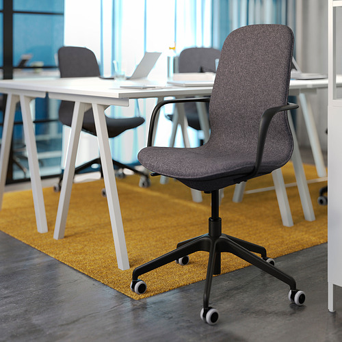 LÅNGFJÄLL, silla de trabajo con reposabrazos 3 de 9 open dialog