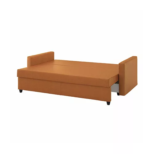 IKEA Santo Domingo - FRIHETEN sleeper 3-seat sofa, Faringe brown